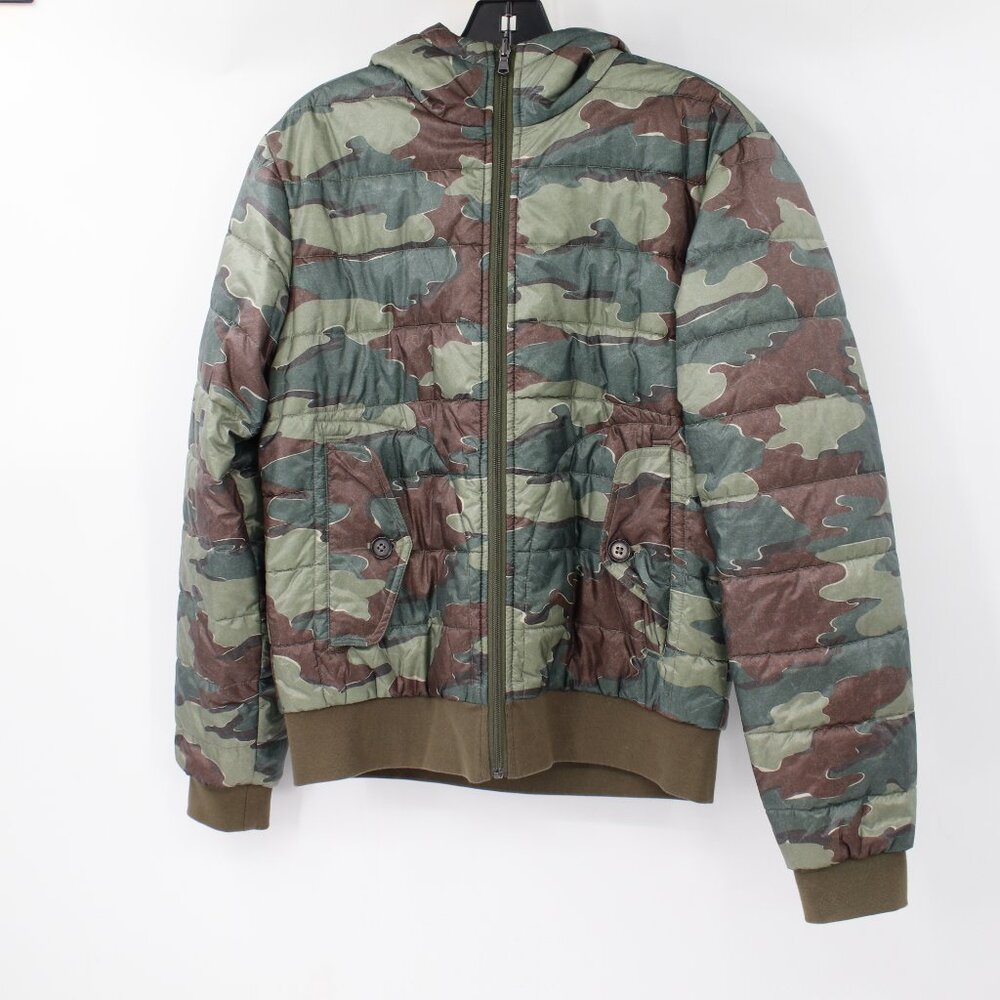 Ralph Lauren RLX Jacket Men's Small Camouflage camo Hooded Reversible puffer